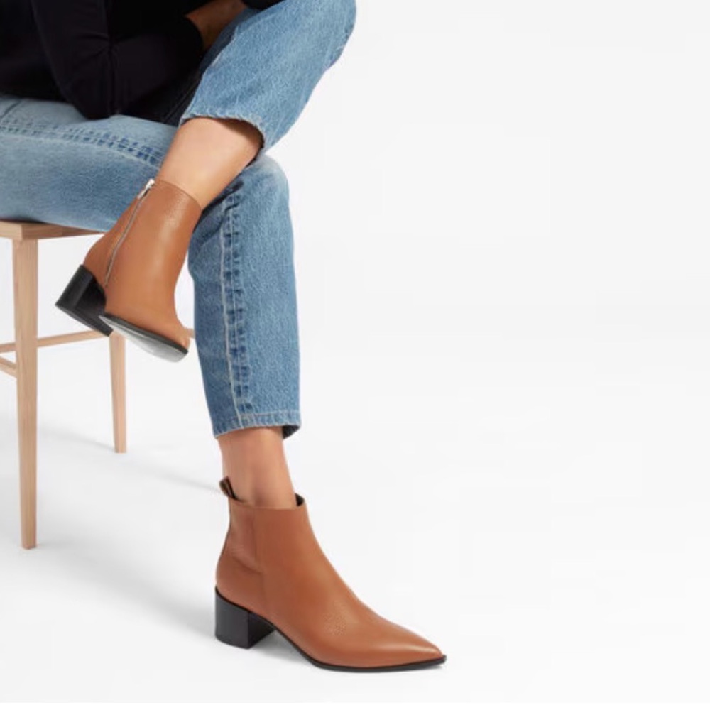 Everlane Boss boot in Cognac - Picture 2 of 9